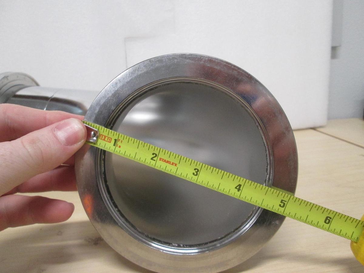 Elbow fitting, 5in diameter, new