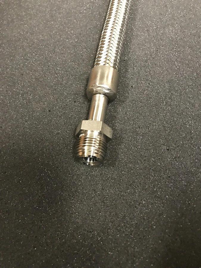 Stainless Steel Braided Hose 44"L, Eaton 5400-S588 x 1/2" MVCR, New