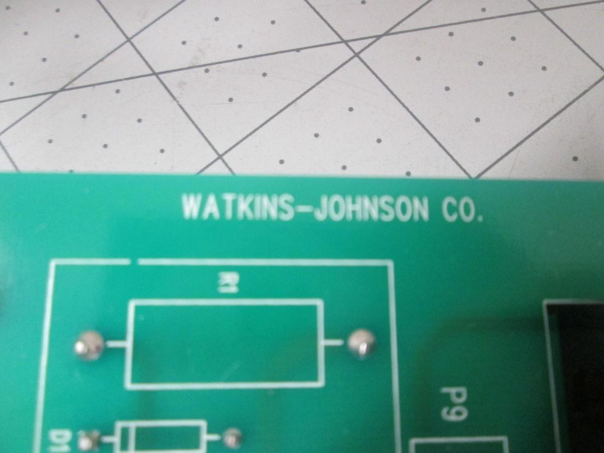 Watkins Johnson, WJ950, 978129-001, Thermotrim Rear Panel PCB Assy, New