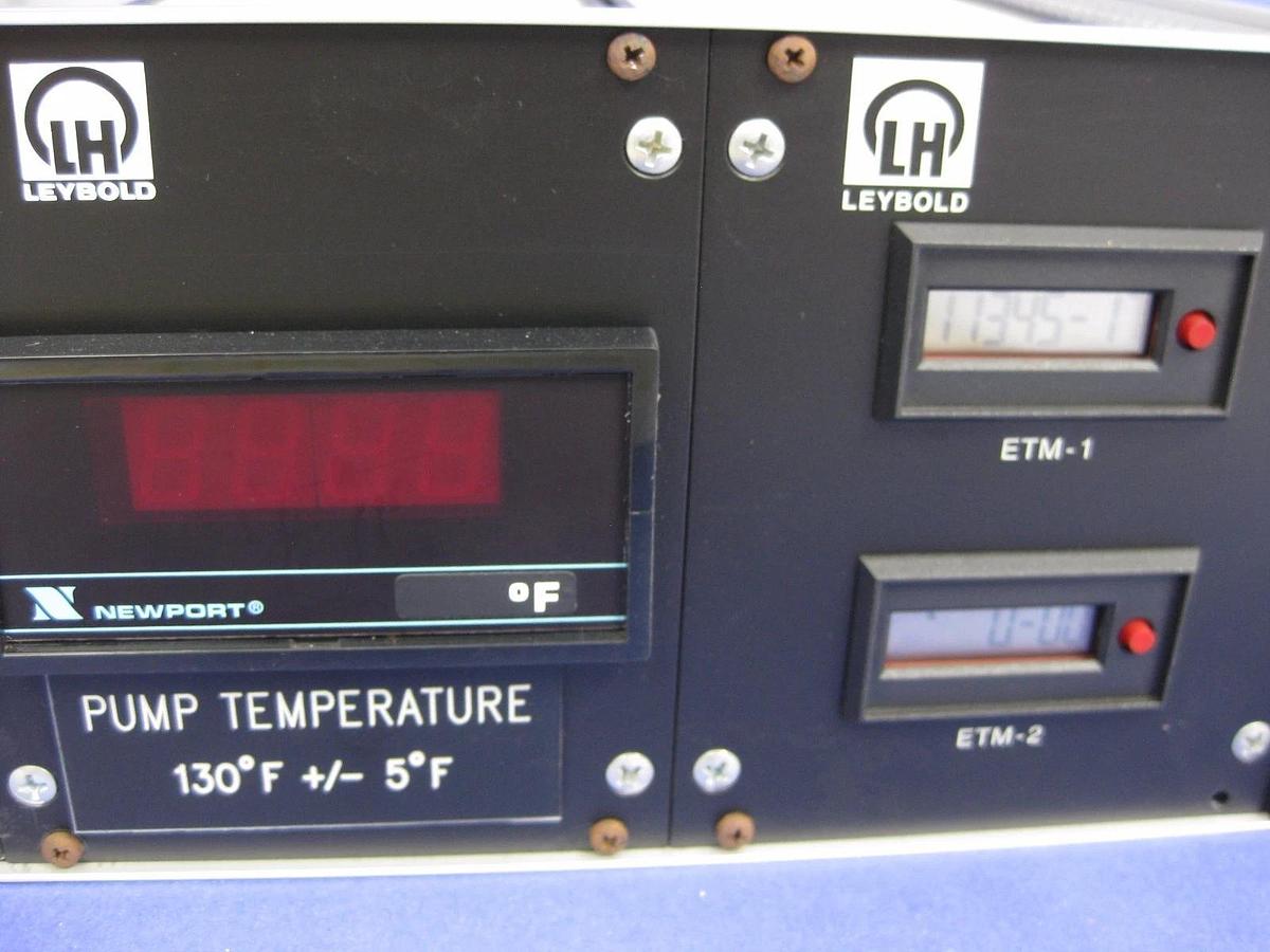 Used LH Leybold Vacuum and Temperature Controller Module Assy w/ Thermovac TM22