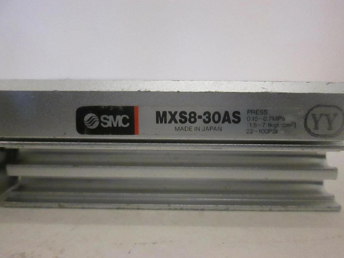 Used SMC, Slide Table, MXS8-30AS, Used, Lot of 2
