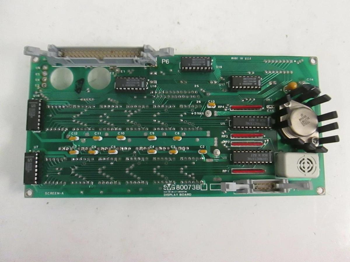 Used SVG Rite Track 80073B Display Board, PCB, Working When Removed