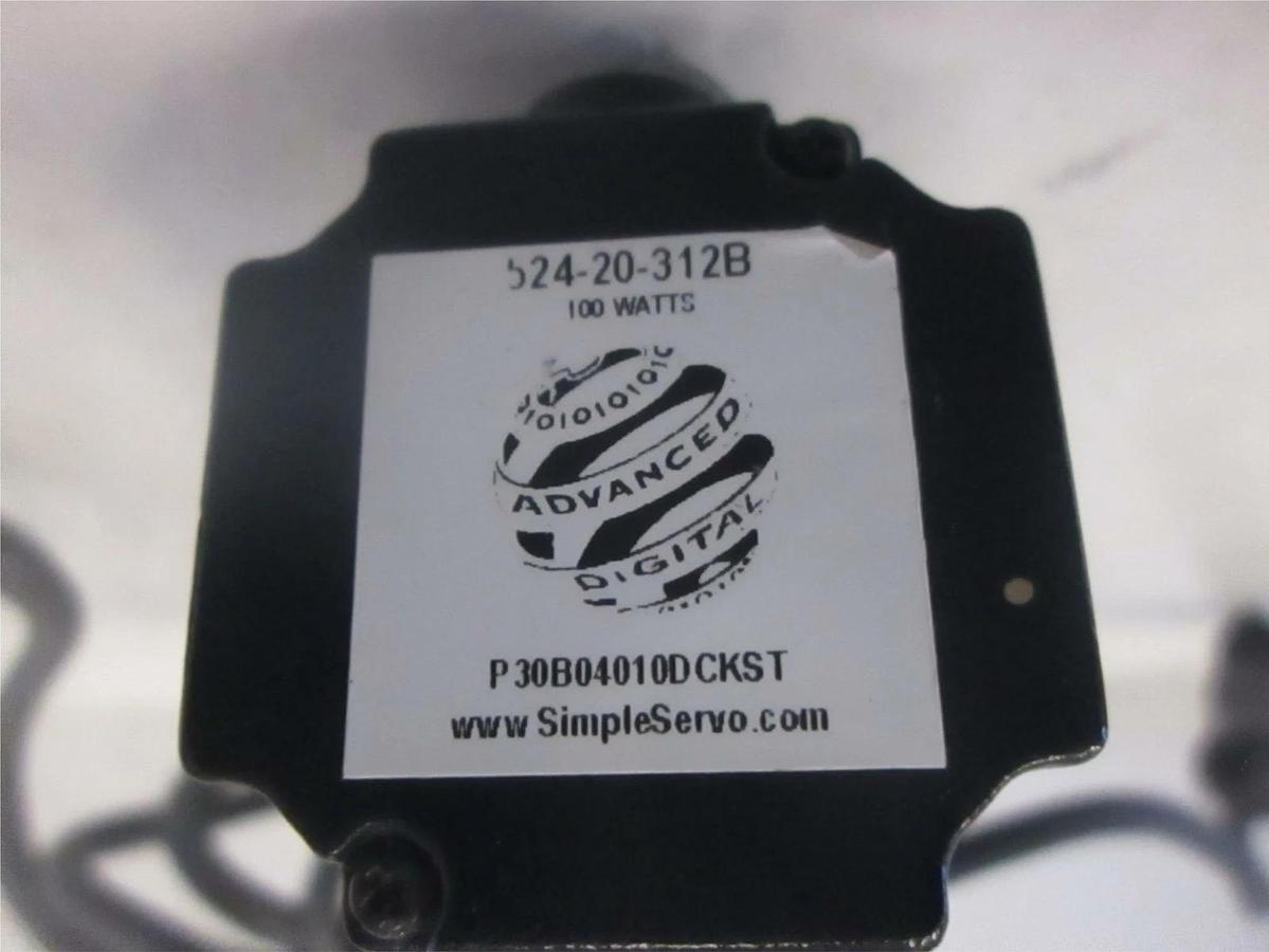 Used THK LM Guide Actuator KR w/ Simple Servo Motor 524-20-312B, Used