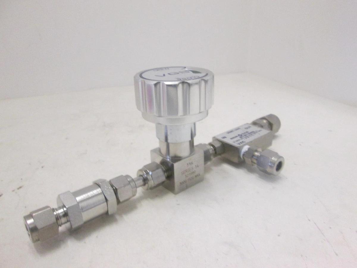 Used VGS, 316L Series 14, 521980, Manual Valve w/ Semi Gas Systems Vent-Vac, Used