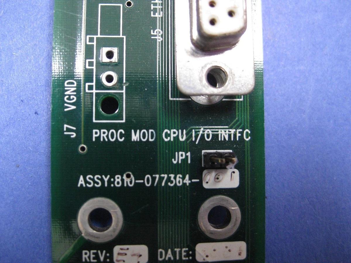 Used LAM Research 810-077364-001 Process Module, CPU I/O Interface PCB Assy