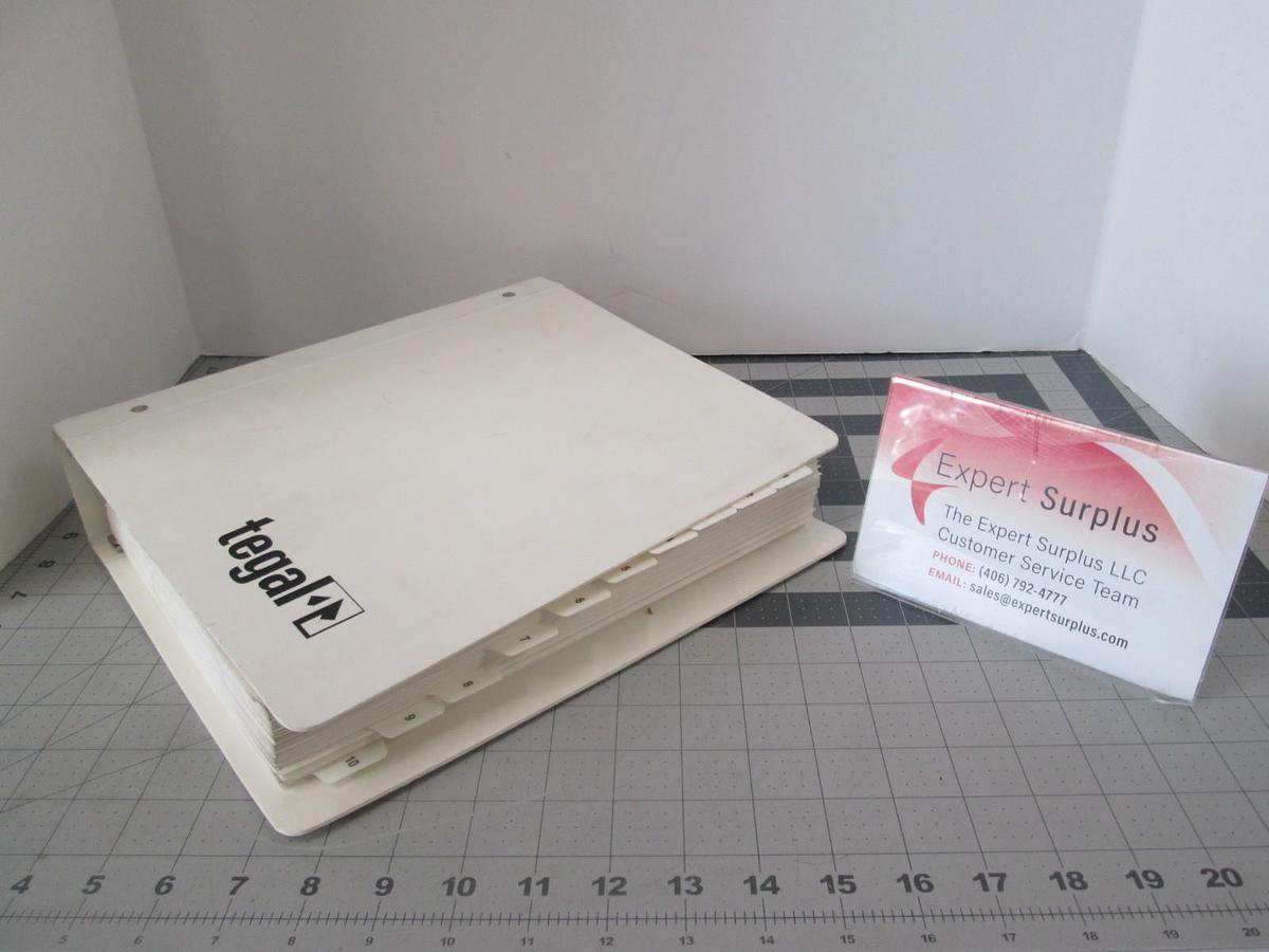 Used Tegal, 901e, Plasma Production Etcher, System Manual, Volume 1, Used