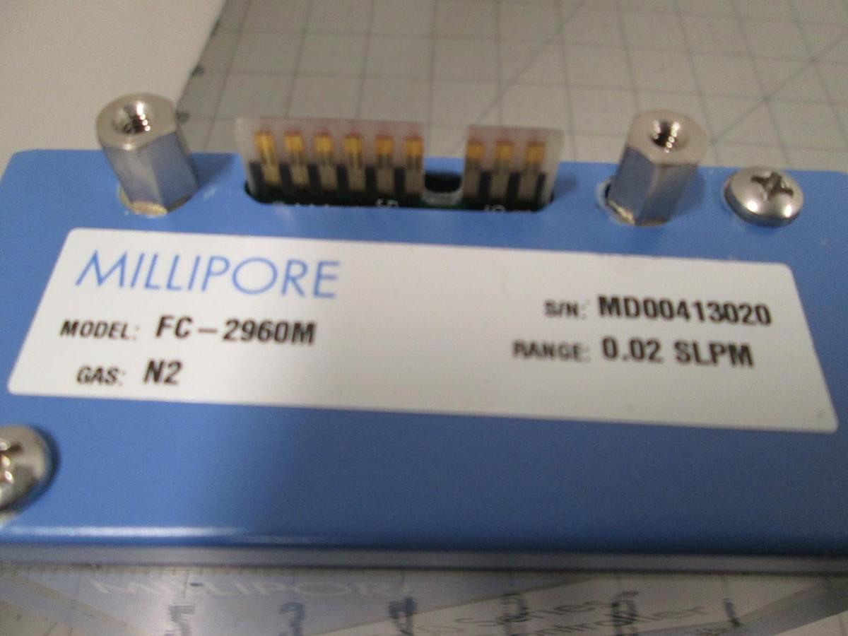 Millipore, FC-2960M, N2. 0.02 SLPM, Mass Flow Controller, New