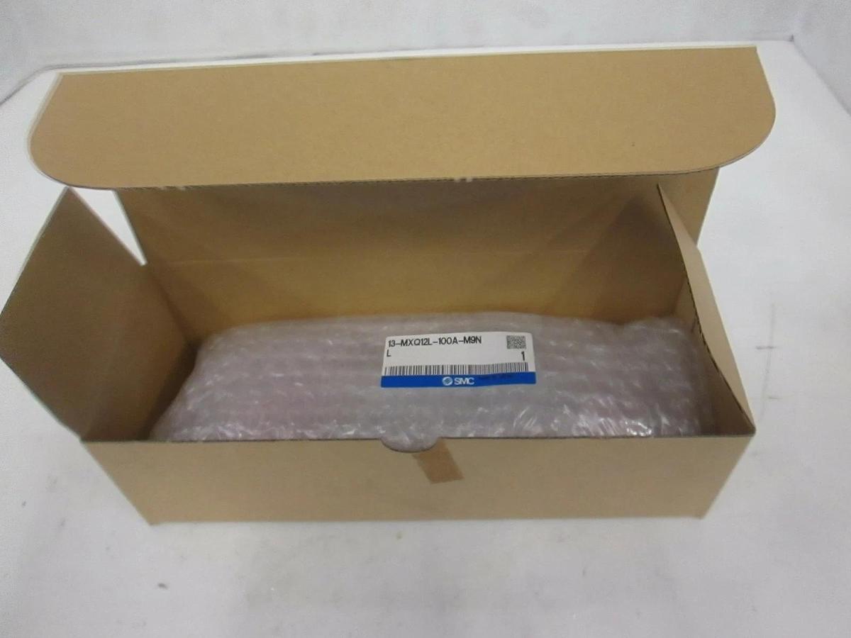 SMC, 13-MXQ12L-100A-M9NL, Air Cylinder Linear Slide Actuator Table, New