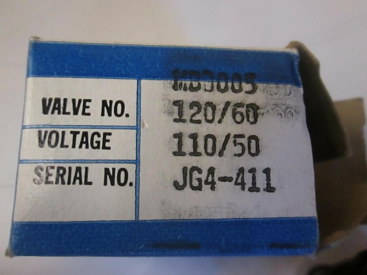 Skinner MBD005 Valve, 110/50, NIB