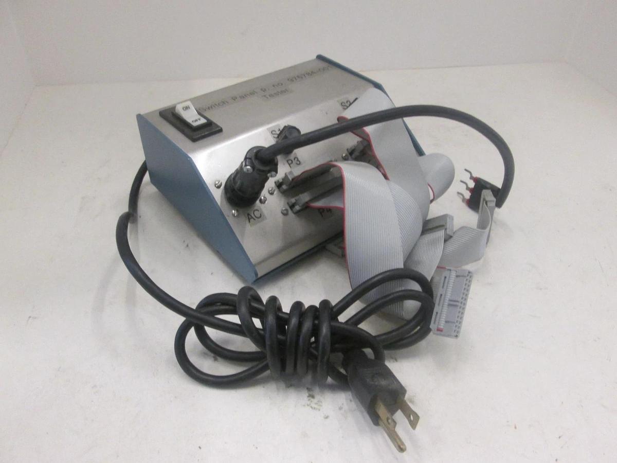Used WJ 999 Watkins Johnson, 975784-001, Switch Panel Tester w/ Ribbon Cables, Used