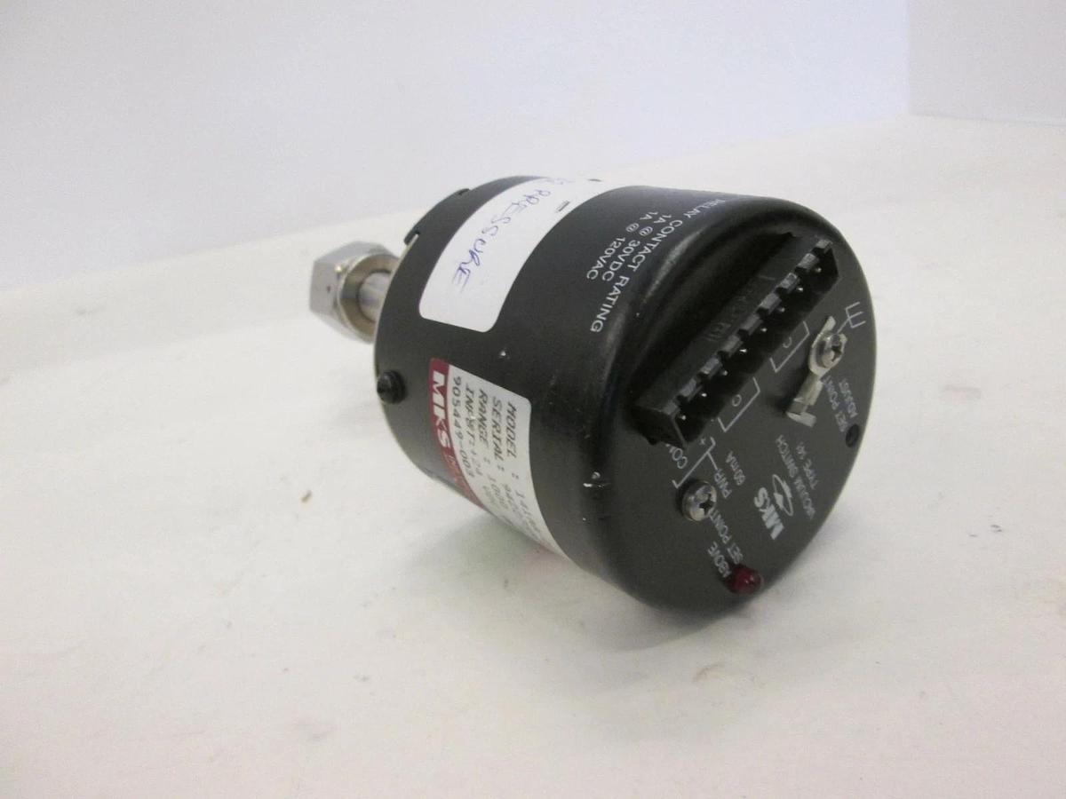 Used MKS, Baratron 1000 Torr Vacuum Switch, 141AA-01000BB, Used