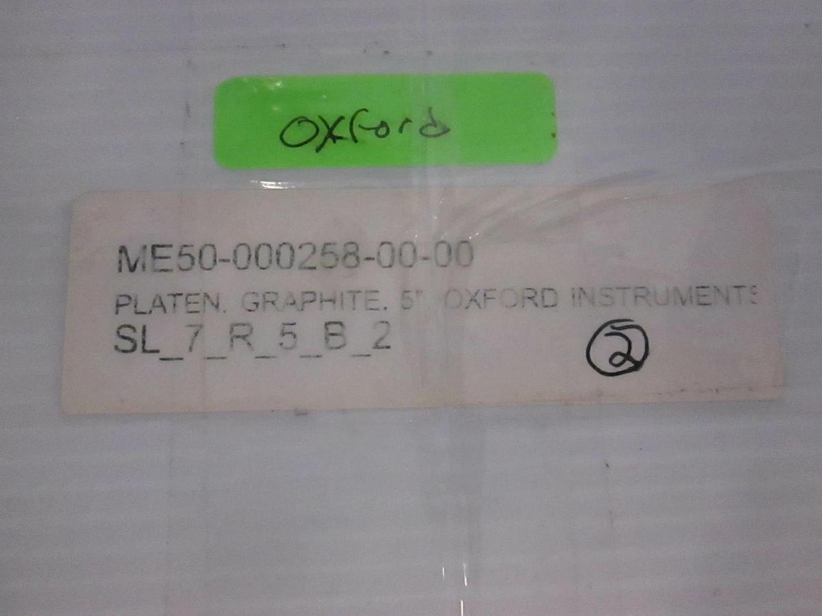 Oxford Instruments, Graphite, Platen, 5", ME50-000258-00-00, New, Lot of 2