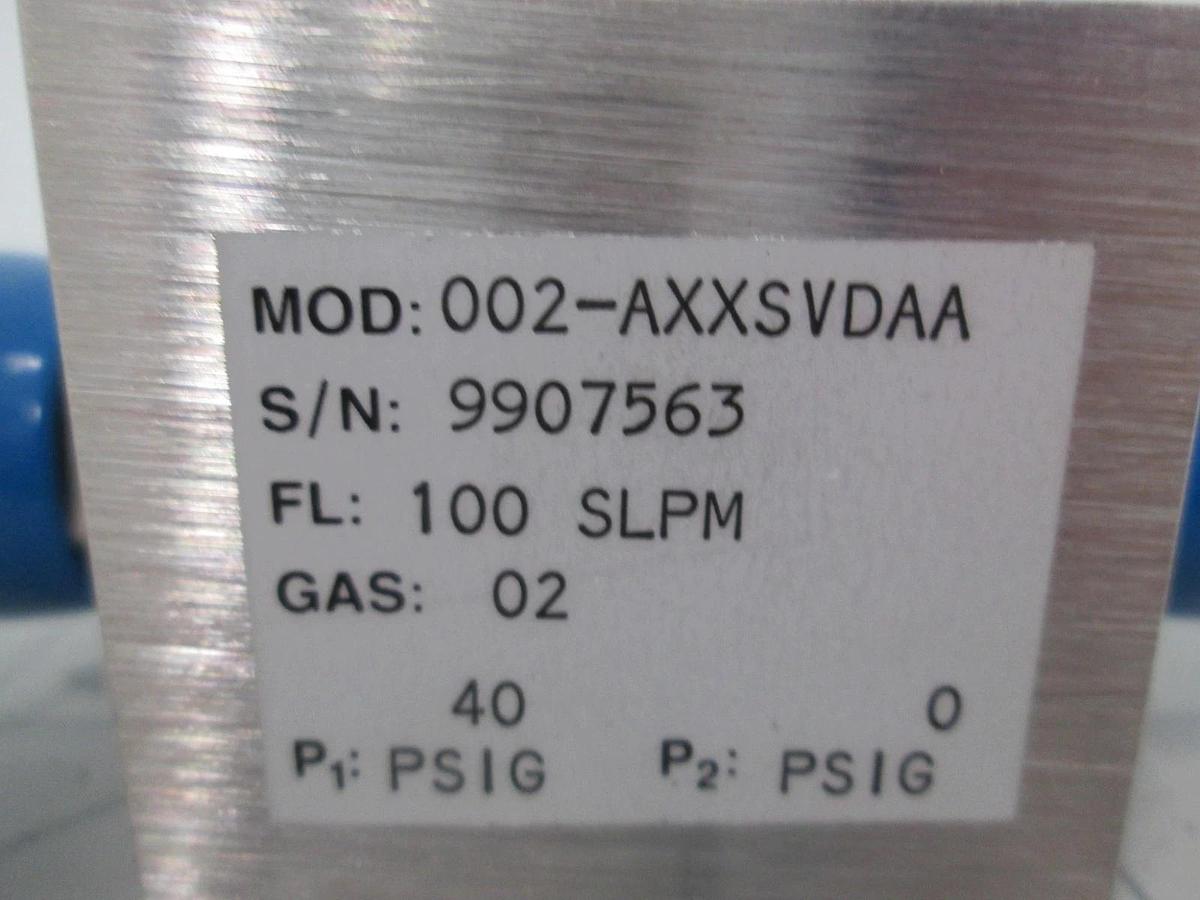 Porter Instruments, 002-AXXSVDAA, Process Control Valve, 100 SLPM, O2, 0-40PSIG