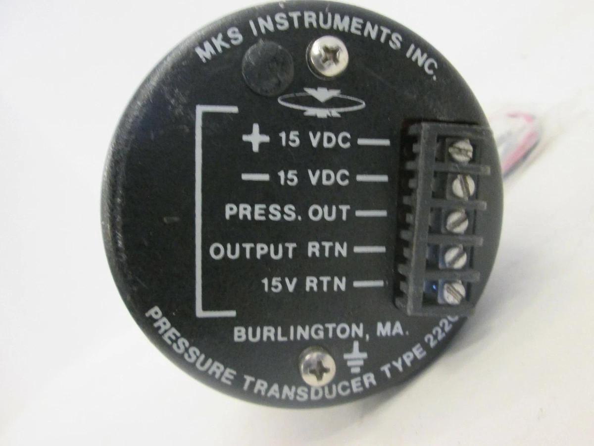 Used MKS, Baratron 2 Torr Pressure Transducer, 222CA-00001AB-SP35-81, Used