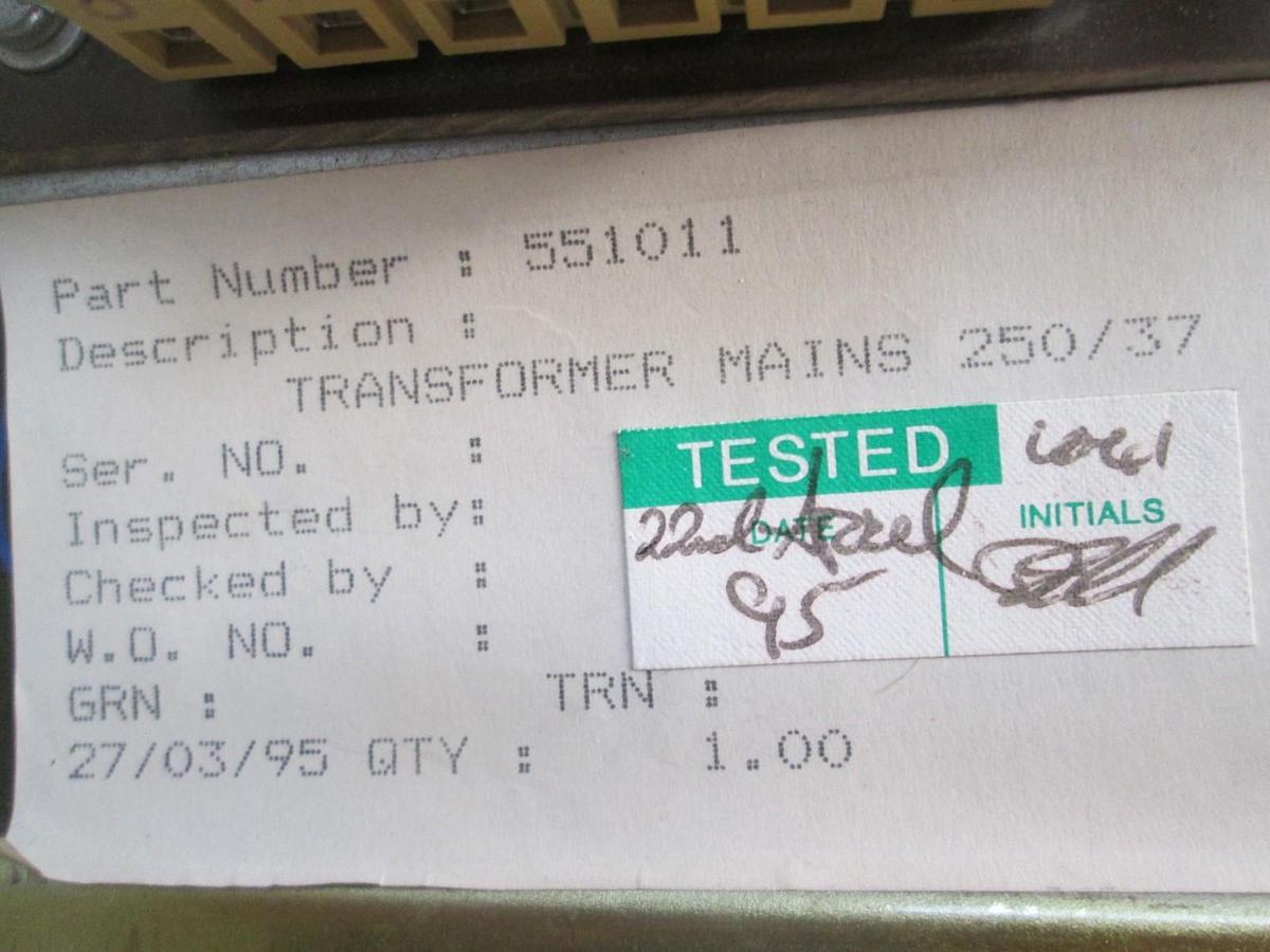 Romarsh, Transformer Mains PT250/37, New