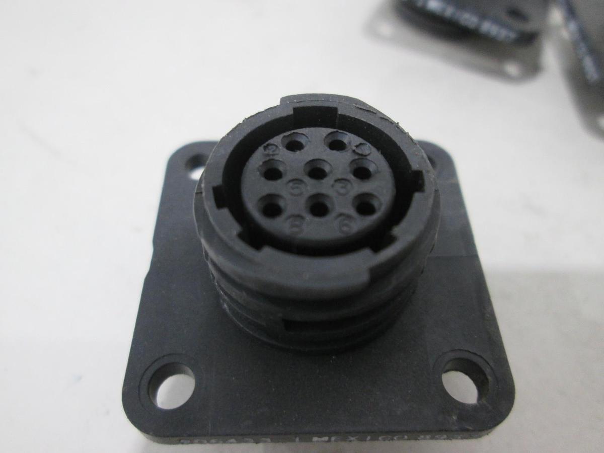 Amphenol, 206433-1, 8 Pin, Female Connector, New, Lot of 11