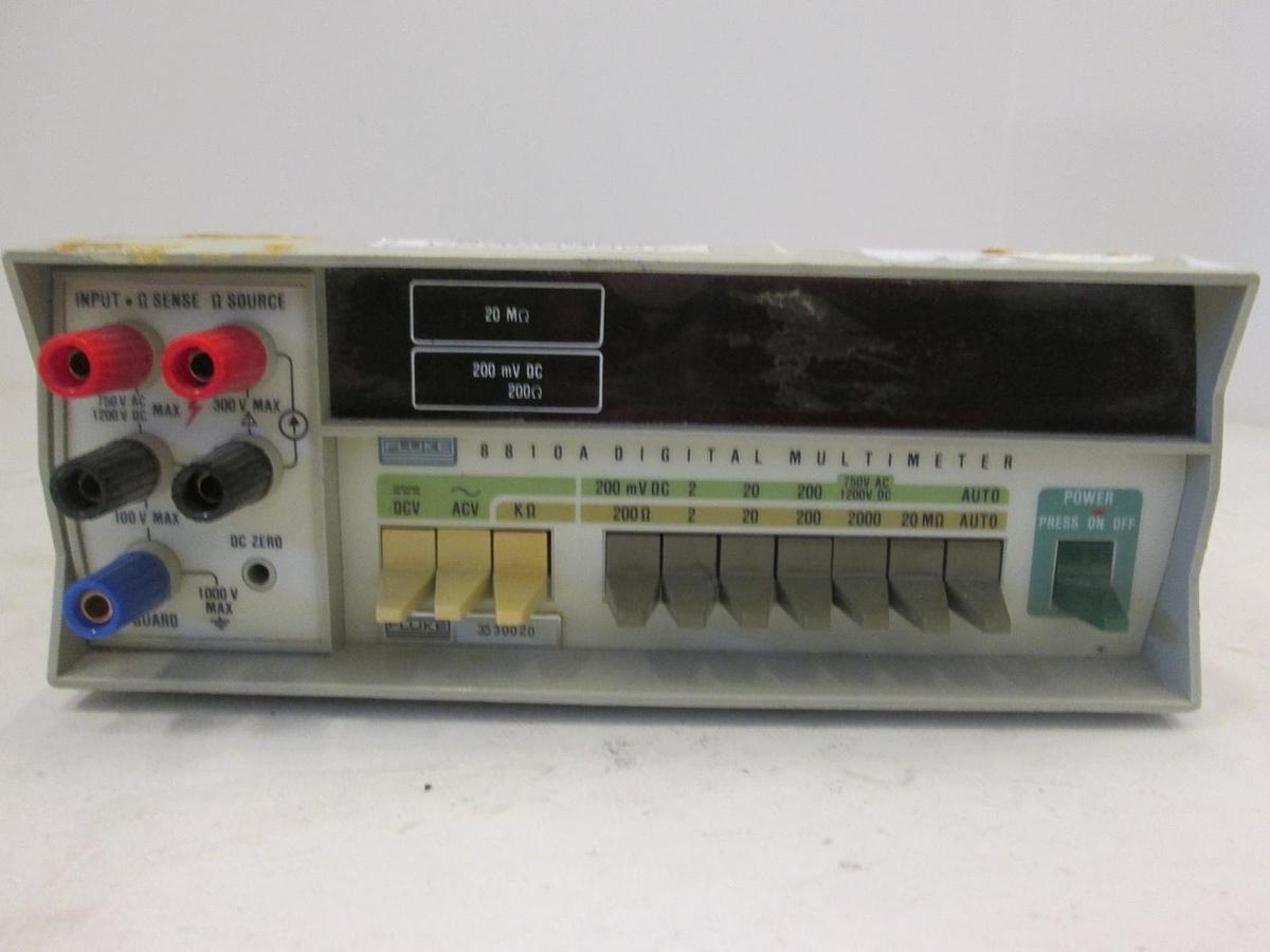 Used Fluke, 8810A, Digital Multimeter, Used