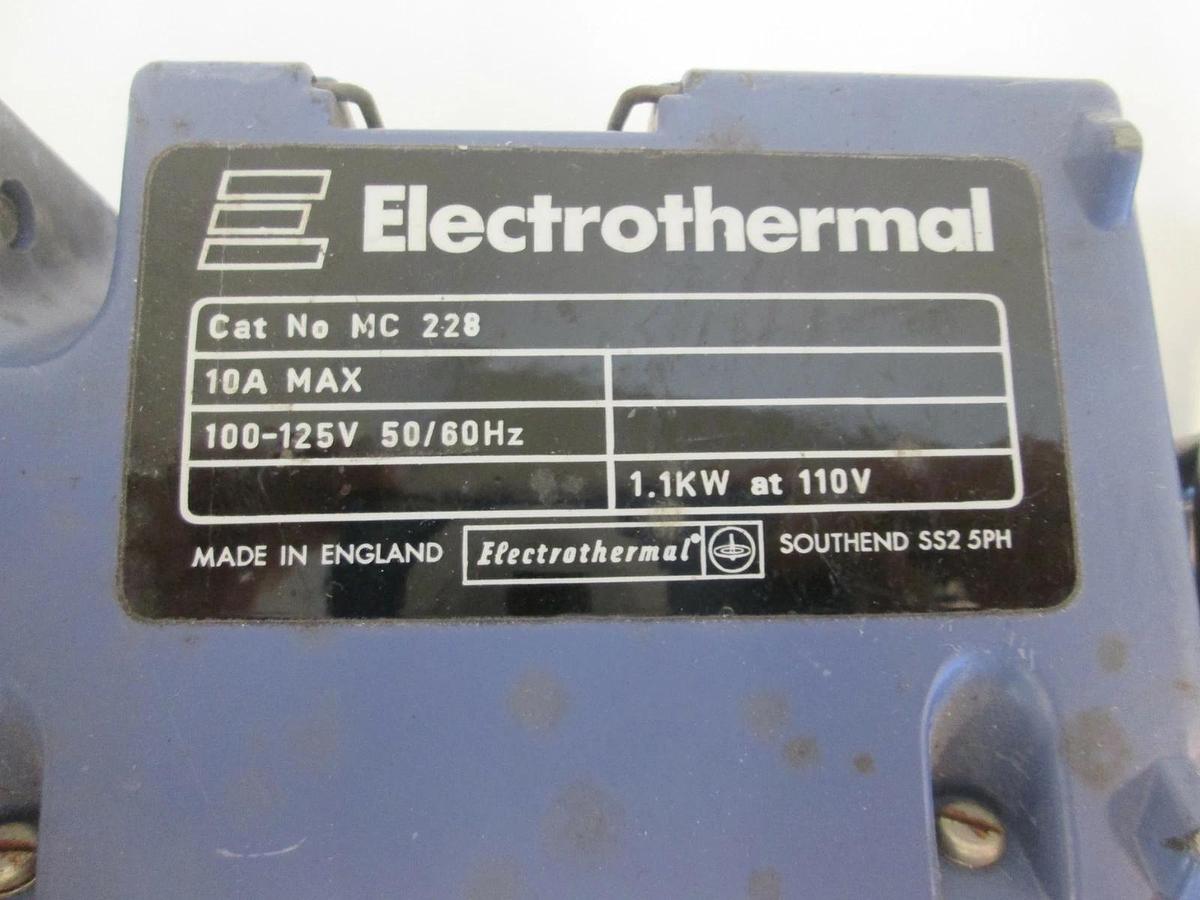 Used Electrothermal Power Regulator, MC228, 100-125 V, 50/60Hz, Used