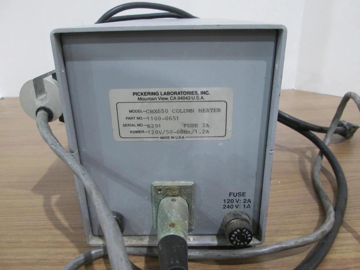 Used Pickering Laboratories, CHX650, 120V/50-60Hz/1.2A, 1100-0651,Column Heater, Used