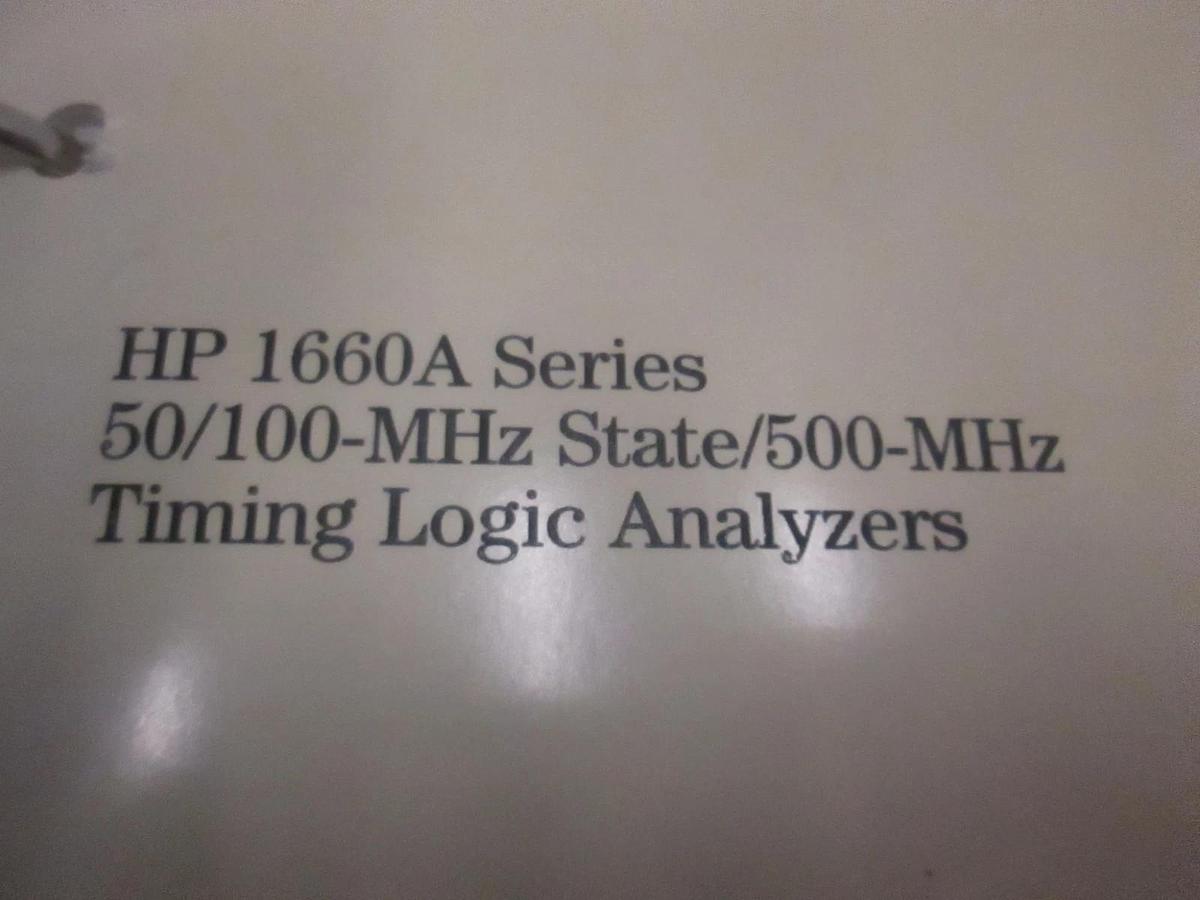 Used HP Model 1660A-Series 50/100-MHz State/500-MHz Timing Logic Analyzers, Used