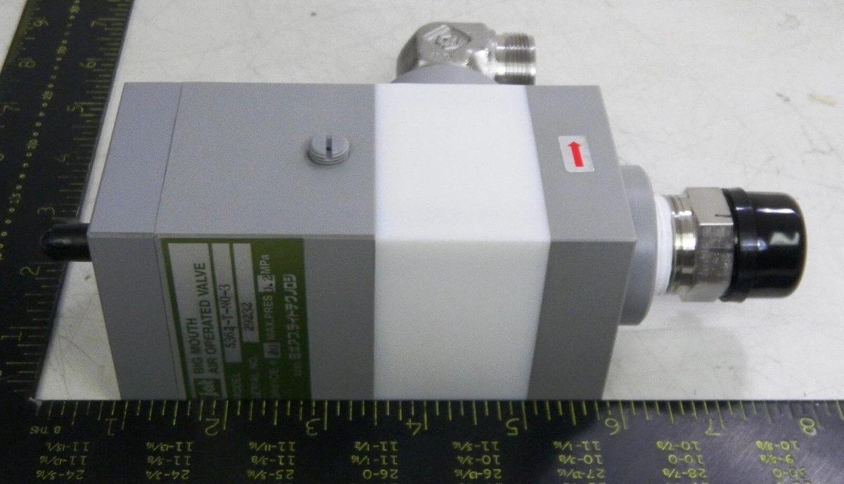 Used JAT Big Mouth Air Operated Valve 5362-T-NO-3, Used