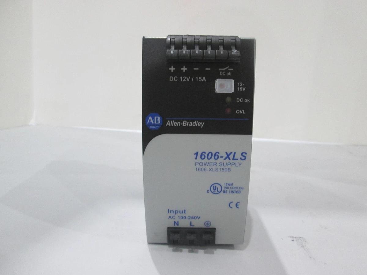 Allen-Bradley, 1606-XLS180B, Power Supply, 12V, 15A, 1-Phase, 180W, New