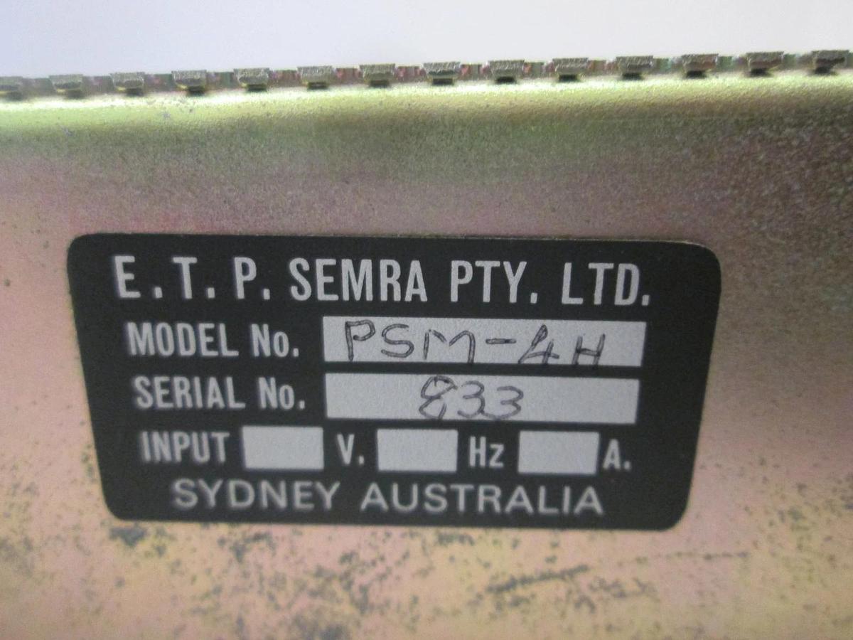 Used E.T.P. Semra, Robinson Detector Control Module, PSM-4H, Used