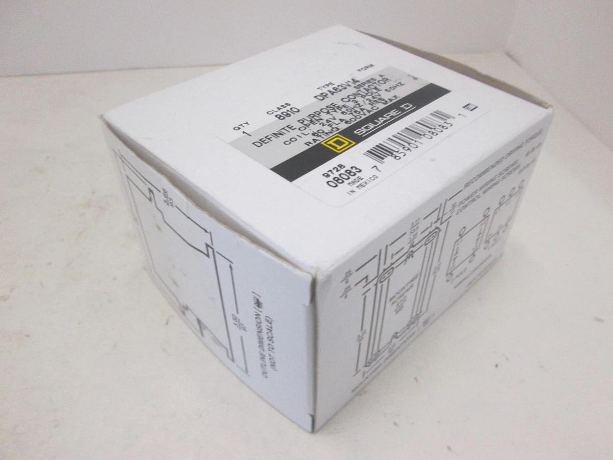 Square D, CL 9998 DA2 V14, RELAY,CONTACTOR,60AMPS, 30, New