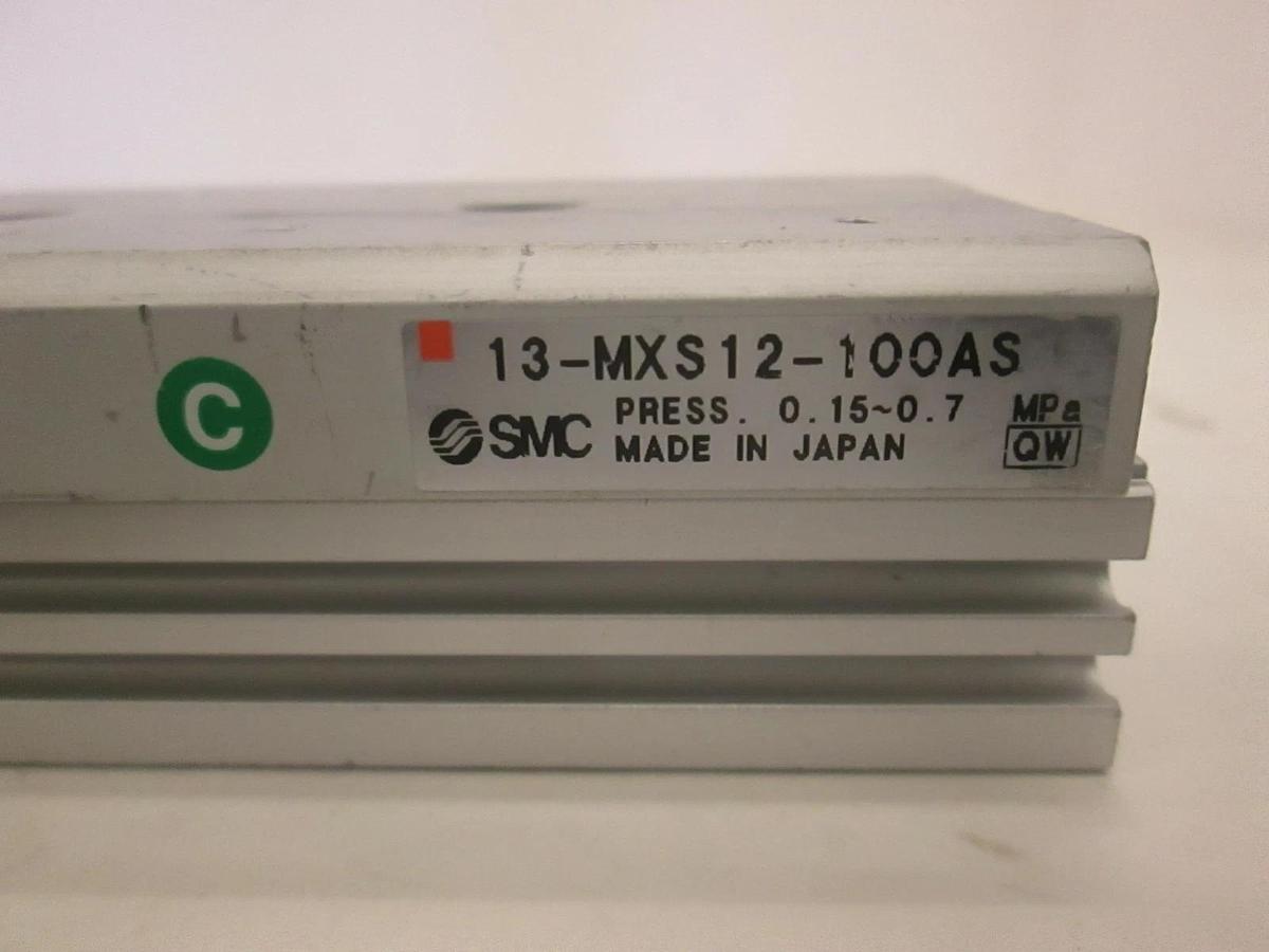 Used SMC, Pneumatic Table Cylinder, 13-MXS12-100AS, Used