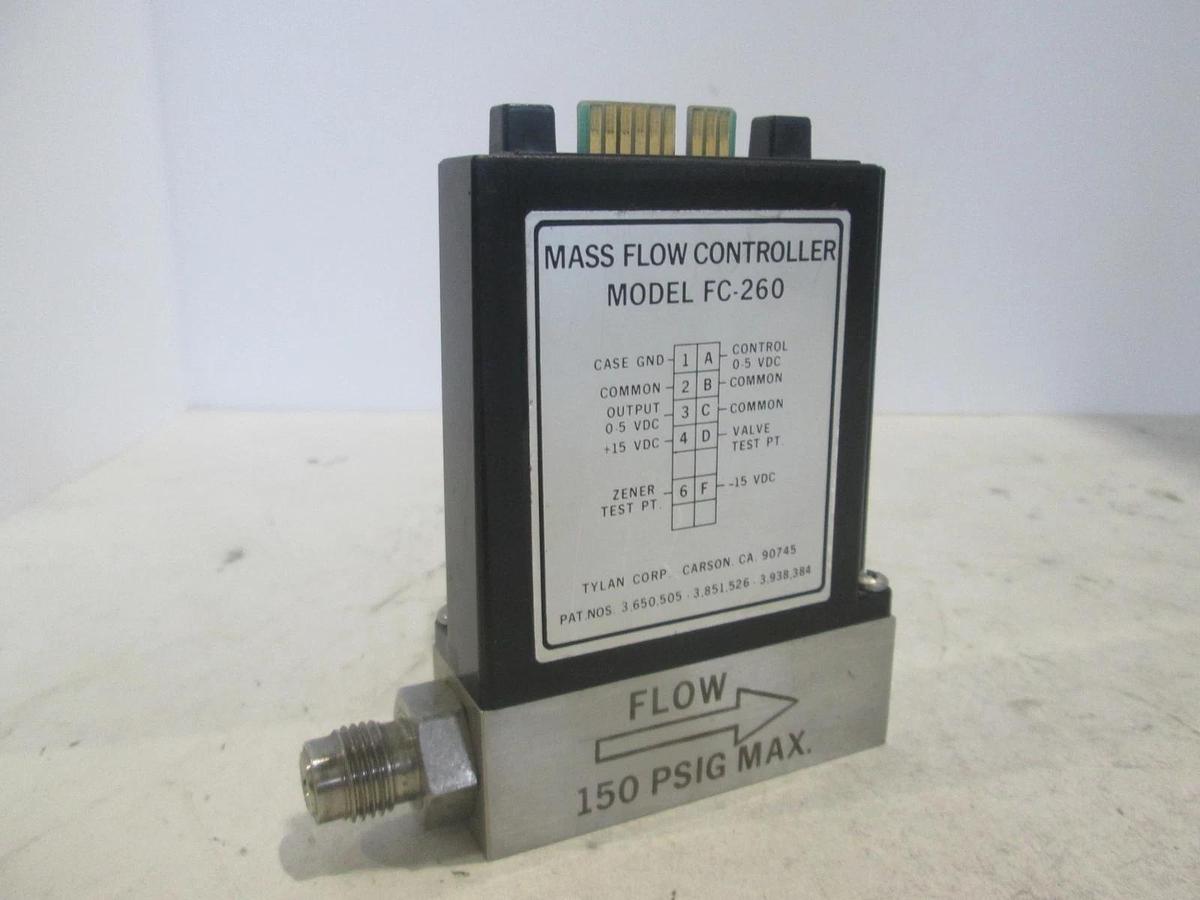 Used Tylan, FC-260, Mass Flow Controller, 200 SCCM, N2, Used