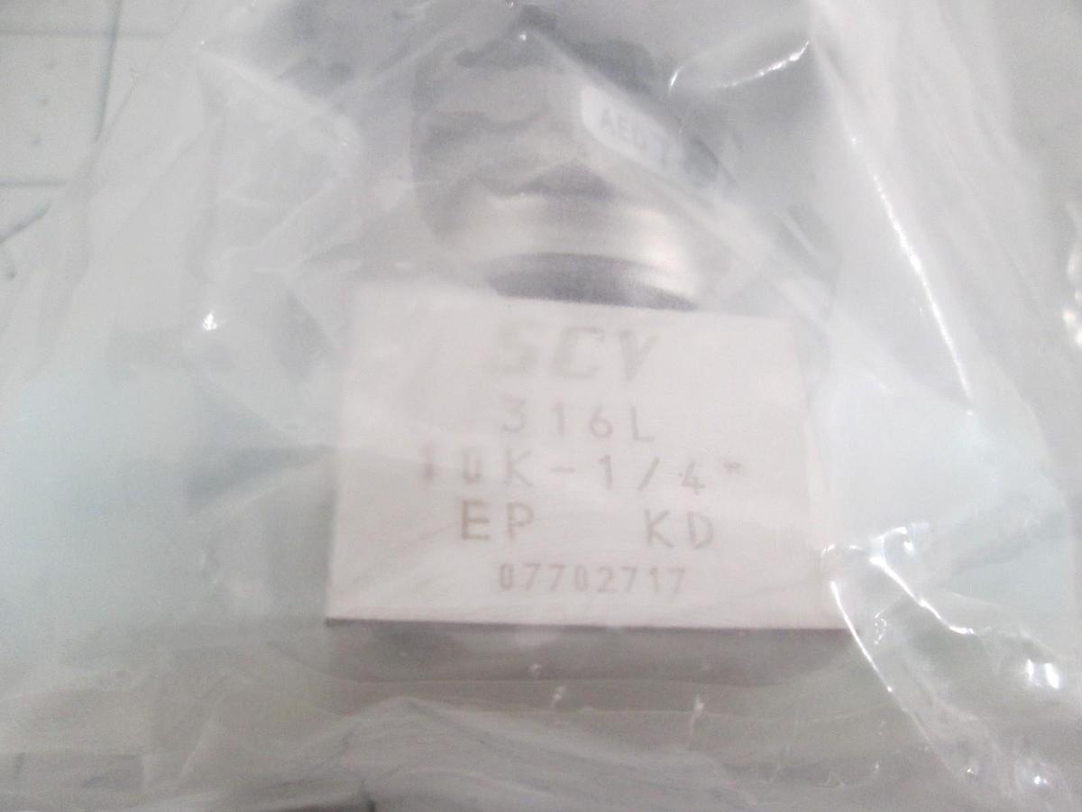 Used Kitz, KD4TS-VC-EP-316L, SCV Two Step Valve, PCTFE-Seat, New