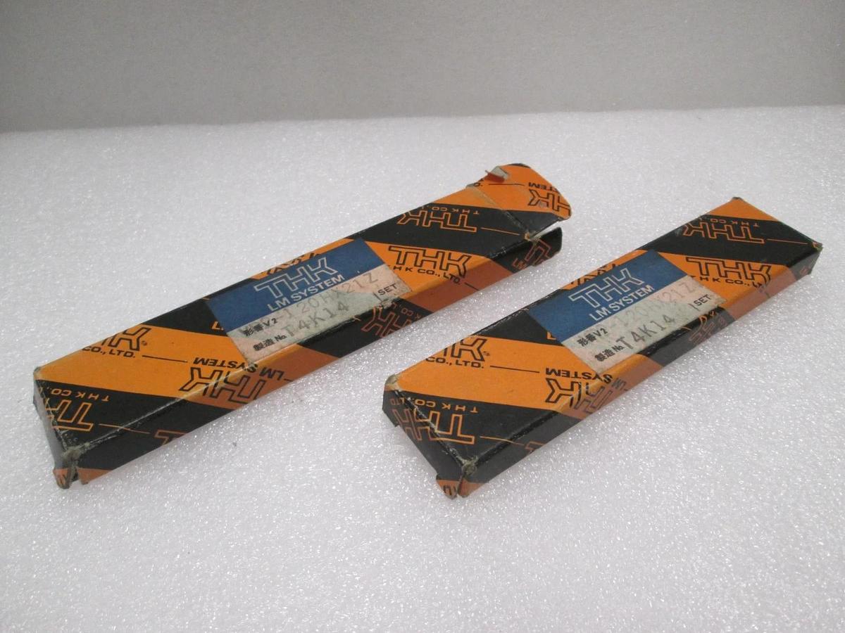 THK, VR2-120HX21Z, T4K14, Linear Bearing  Guide Block w/ Guide Rail, New,Lot of2