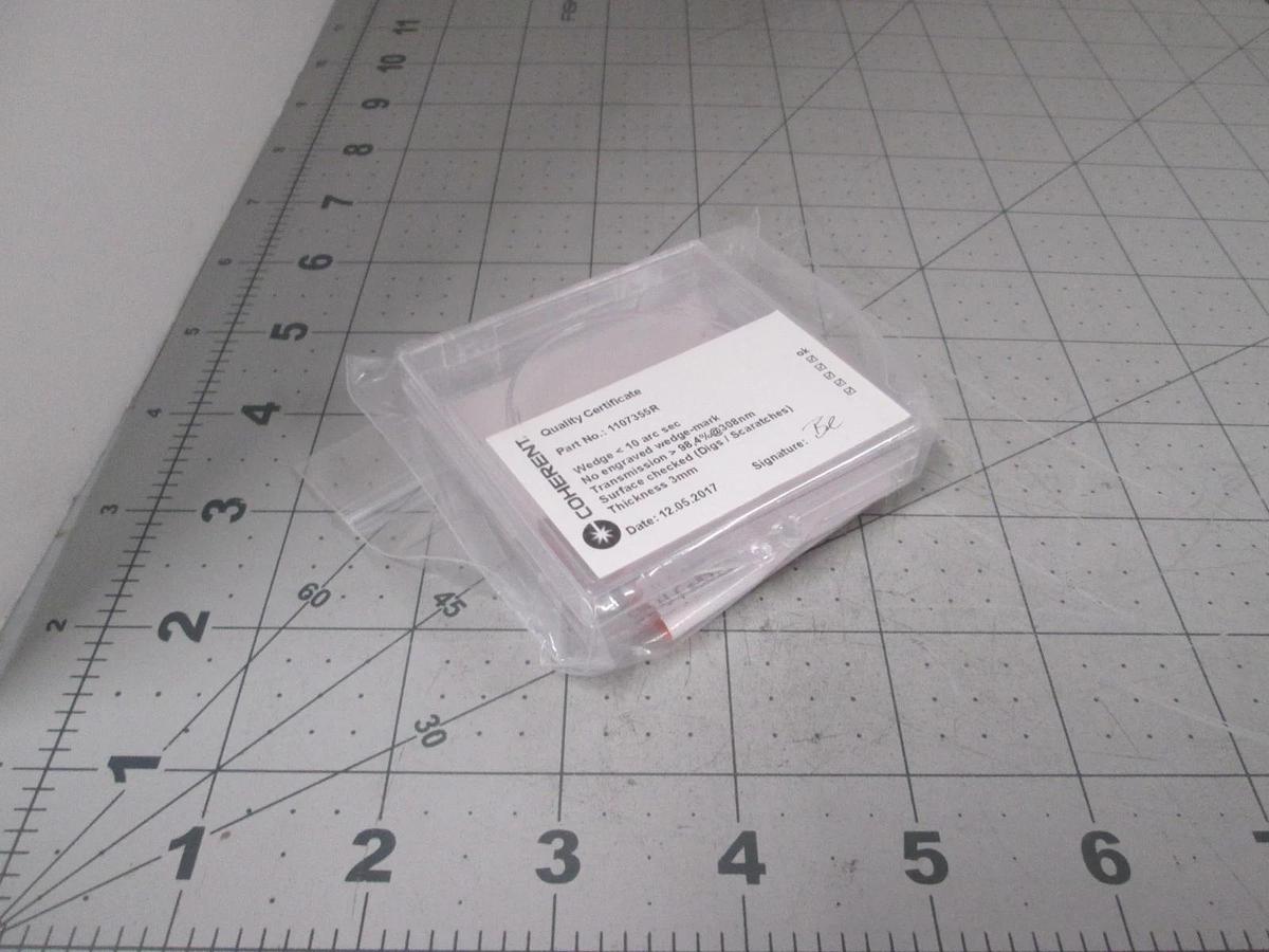Coherent, Window Sapphire, 1107355R, AR/AR 308 NM 50 x 3mm, New