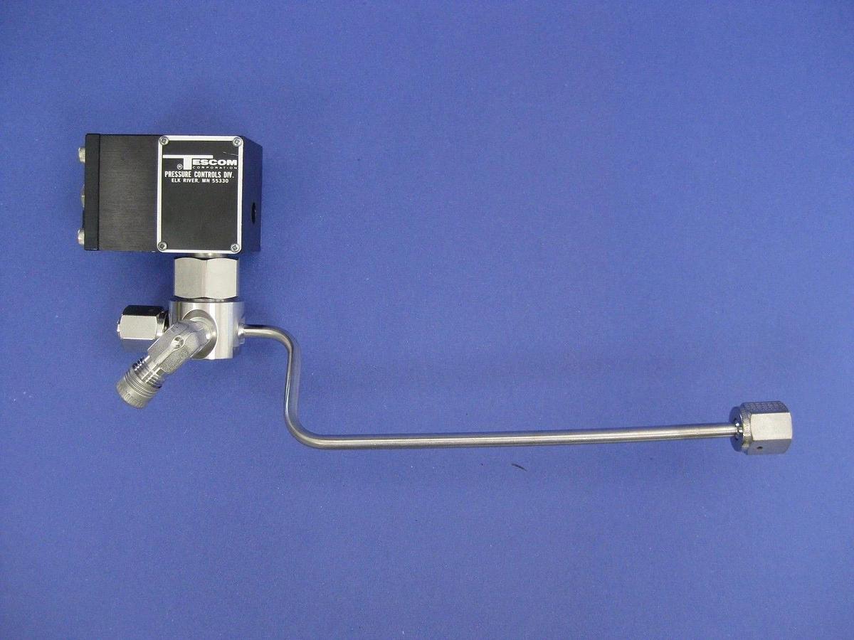 Used Tescom Packless Valve 49-PV65-010 Normally Closed, Used