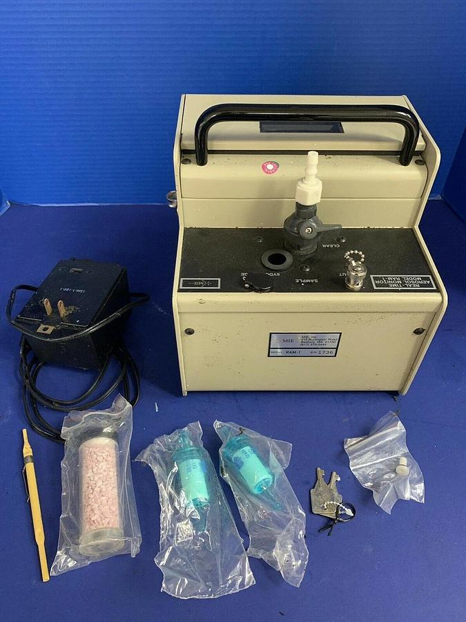 Used MIE RAM-1 Real-Time Aerosol Monitor with Case, Used
