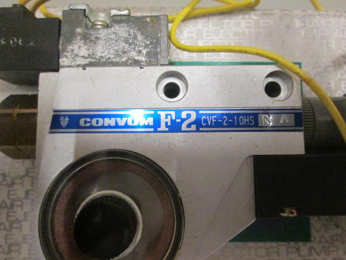 CONVUM CVF-2-10HSB Vacuum Generator with Valve, New