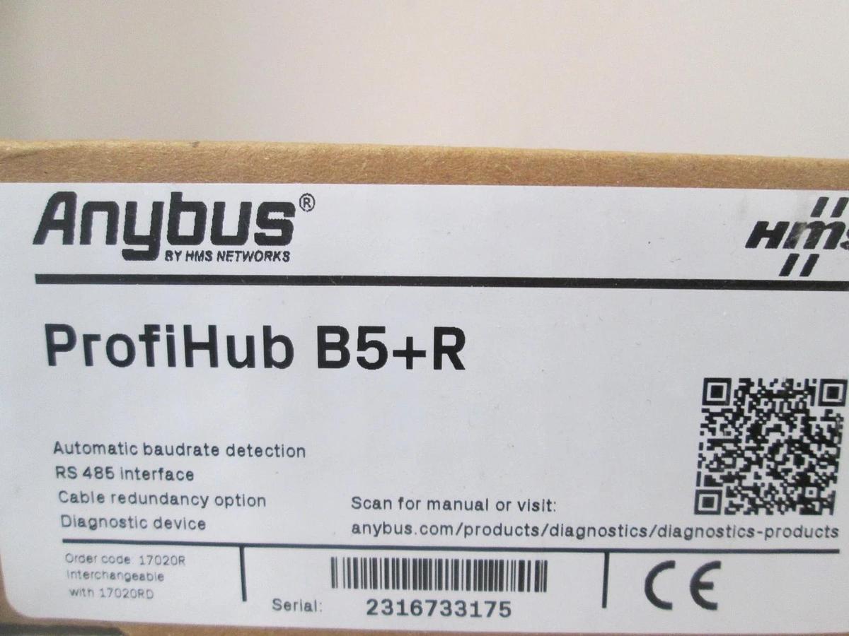 Used Anybus, ProfiHub B5+R, Network Hub, Repeater Module, New