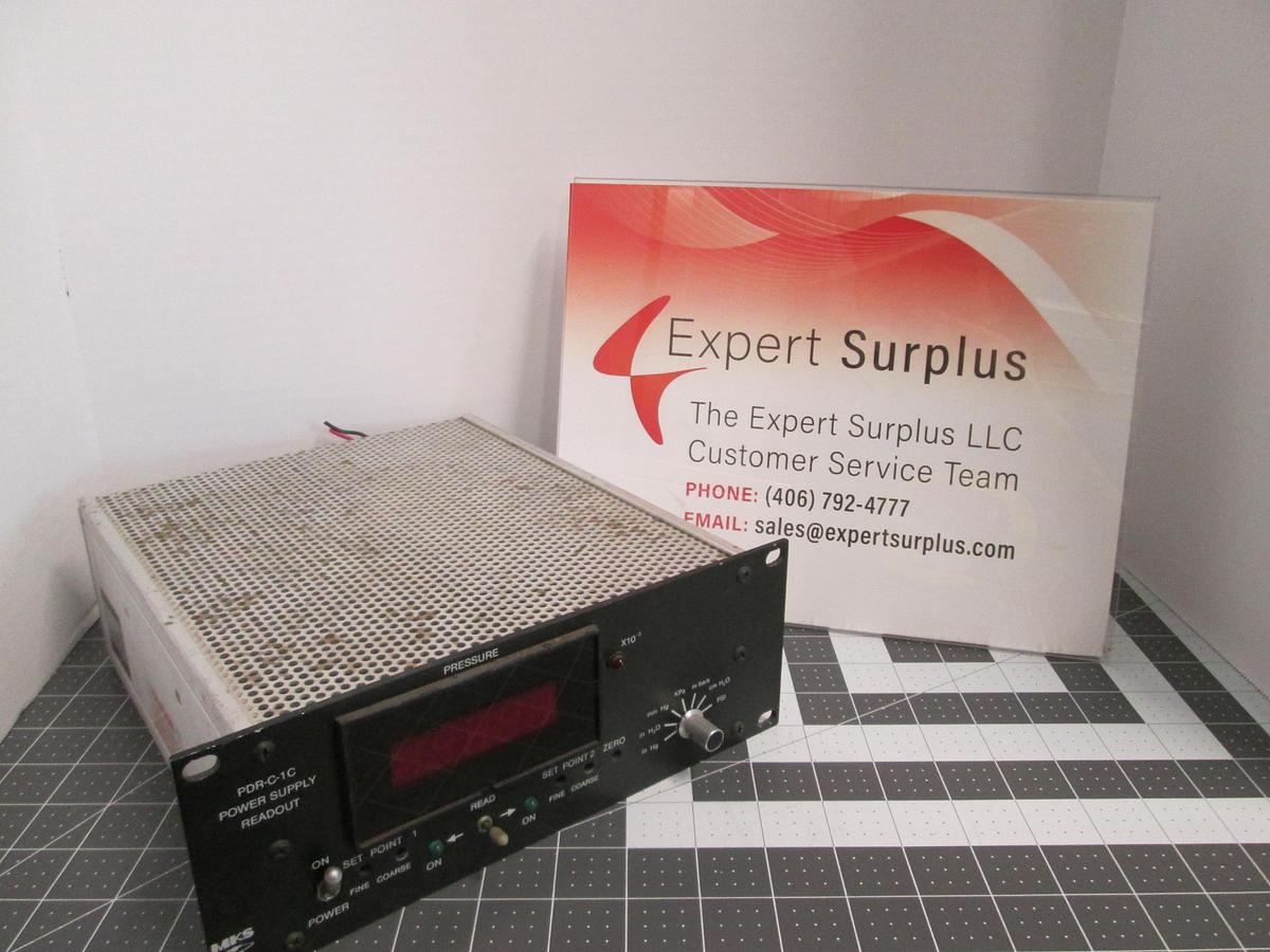 Used MKS, PDR-C-1C, Digital Pressure Readout POWER supply Baratron Controller
