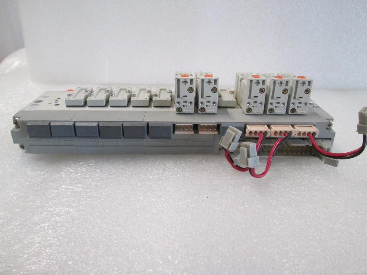 Used SMC, SYJ314M, 3 Port Solenoid Valve Assy w/ Block, 5 Valve, Used