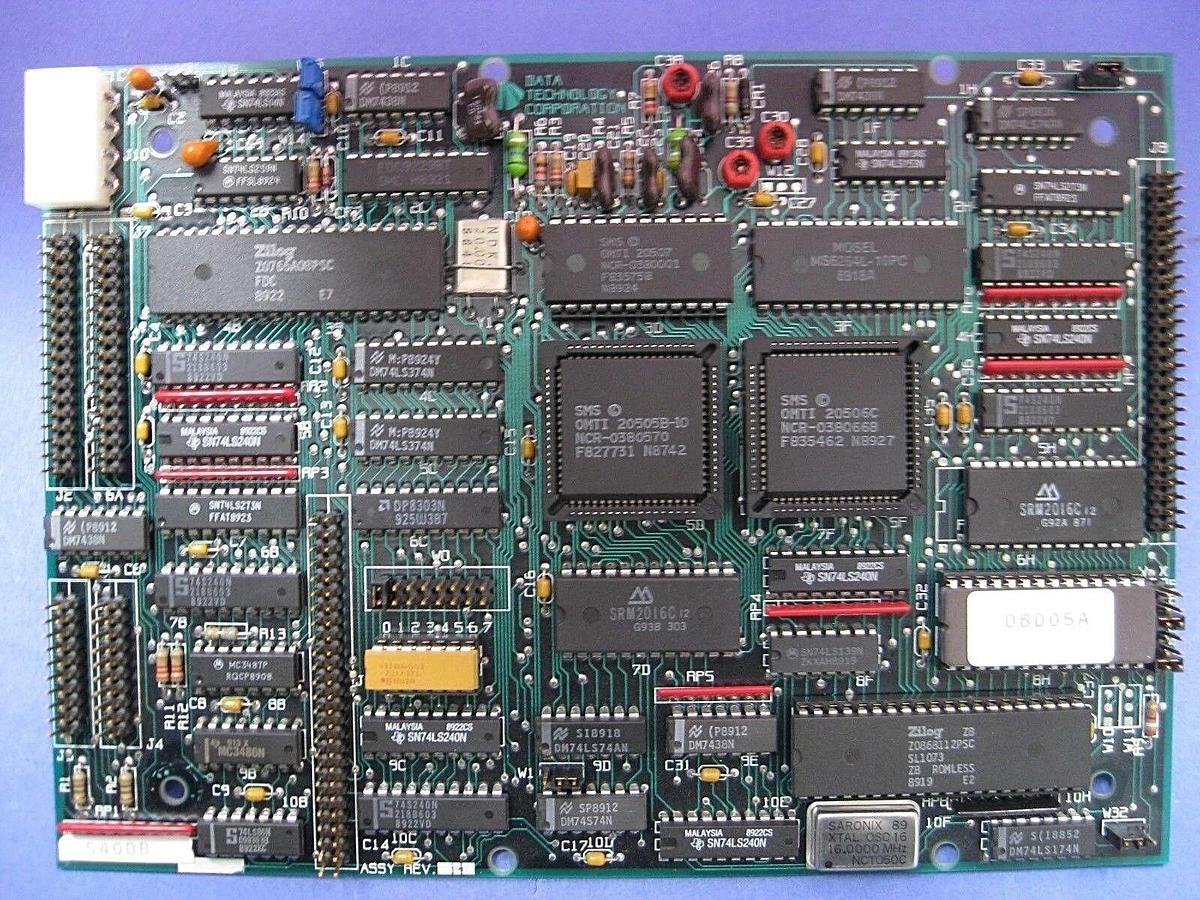 Used Data Technology Corp. 01-00009 DTC-5X0X PCB