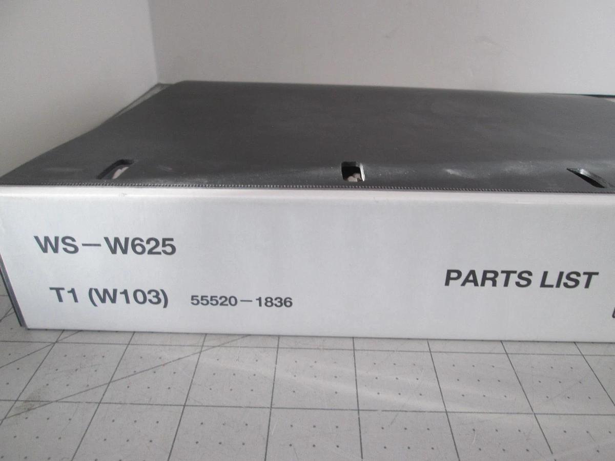Used Screen, WS-W625, Parts List, Used