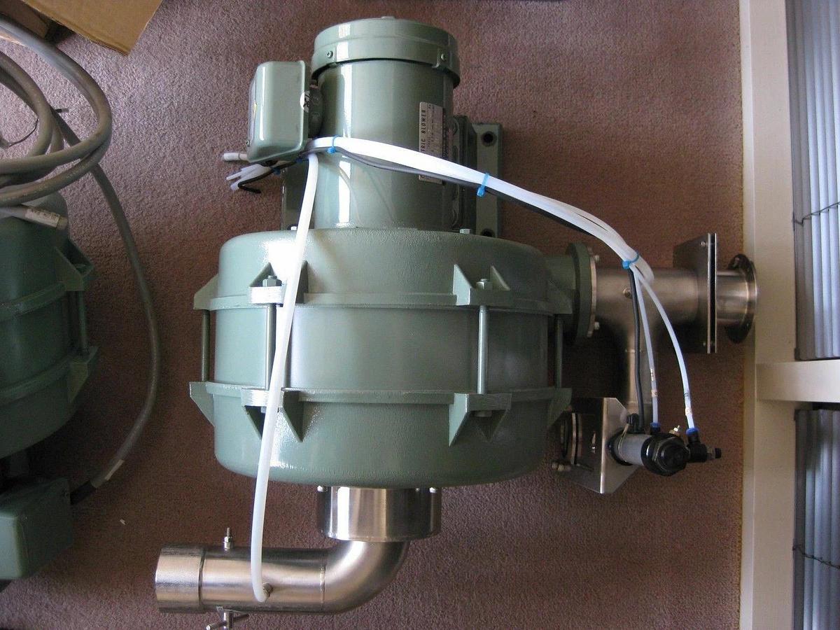 Used Nishimura Electric Blower NB-6, 3 Phase, 3300 RPM, Used, TEL vertical furnace