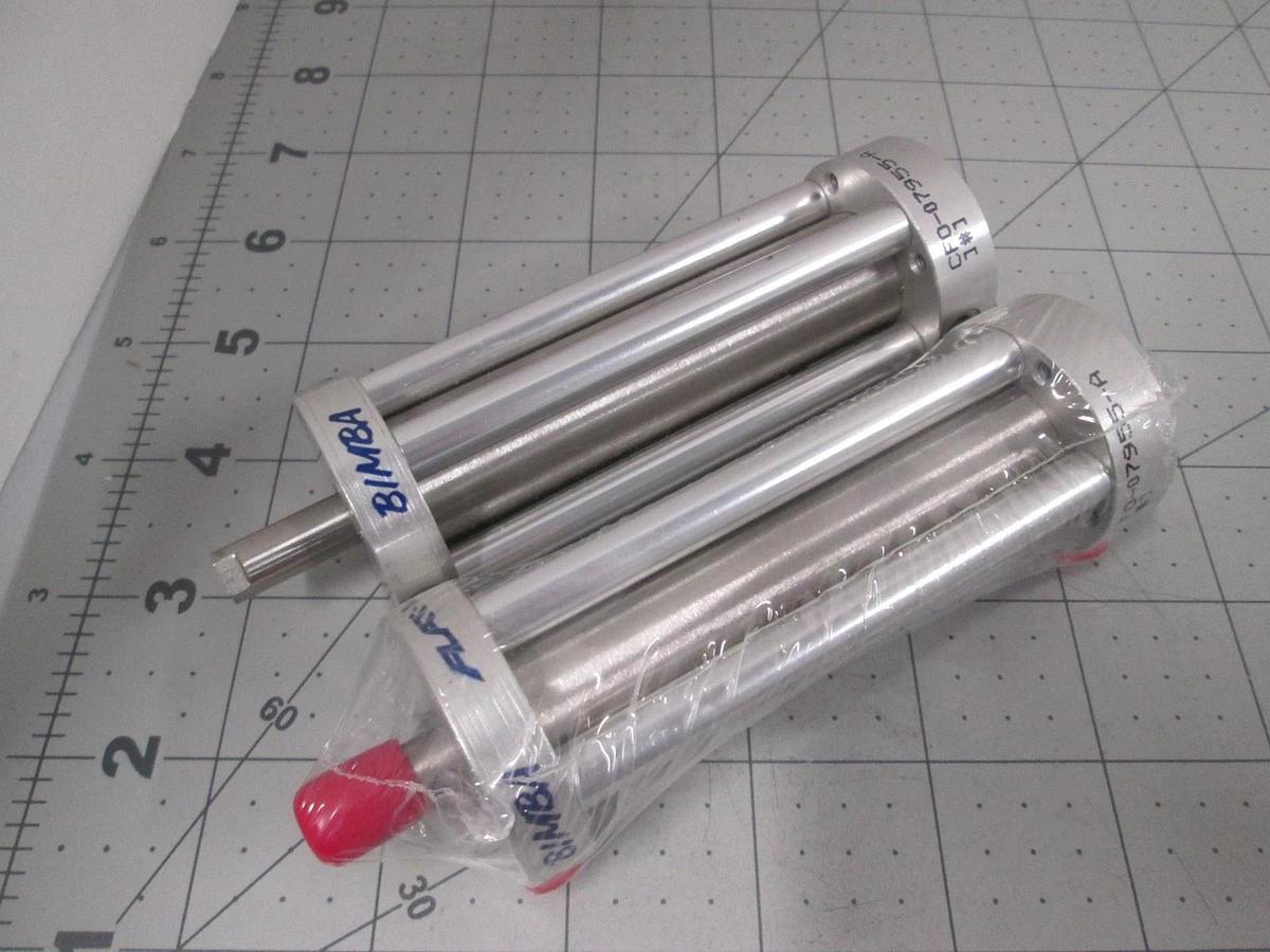 Bimba, CFO-07955-A, Pneumatic Air Cylinder, New, Lot of 2