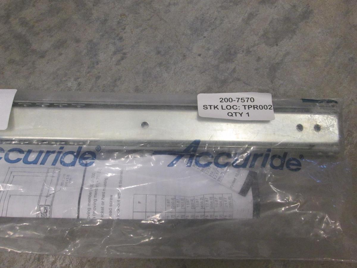 ACCURIDE, C305-A20-LRD, Drawer Slide, 20.88" EXT, Lockout, 140 LB/PR, New