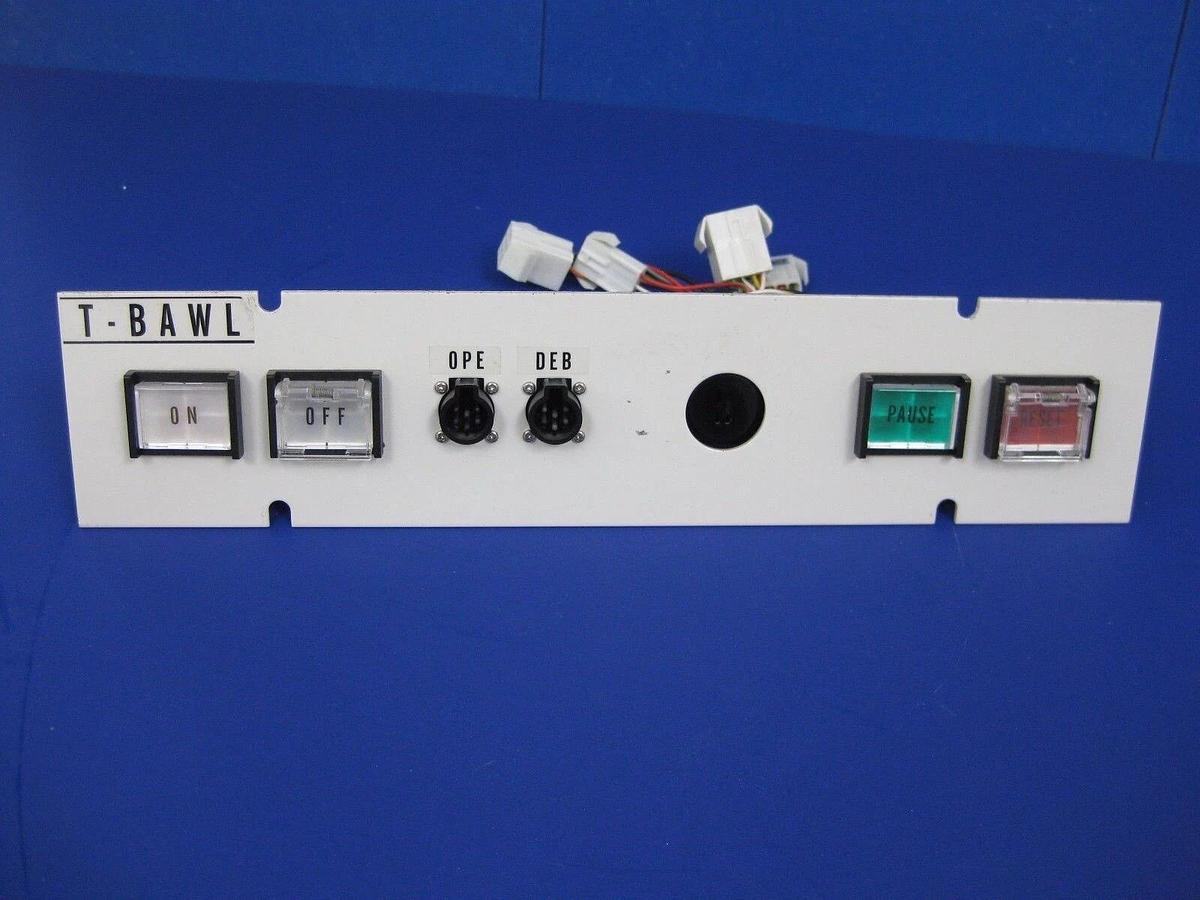 Used TEL Tokyo Electron T-Bawl Control Panel, 12.5" L Used