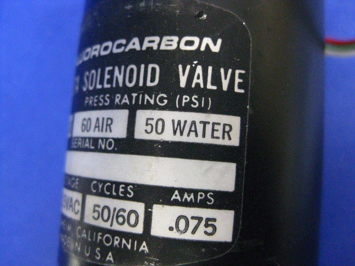 Fluorocarbon Delta Solenoid Valve, DV2-124NCA1, Normally Closed, New