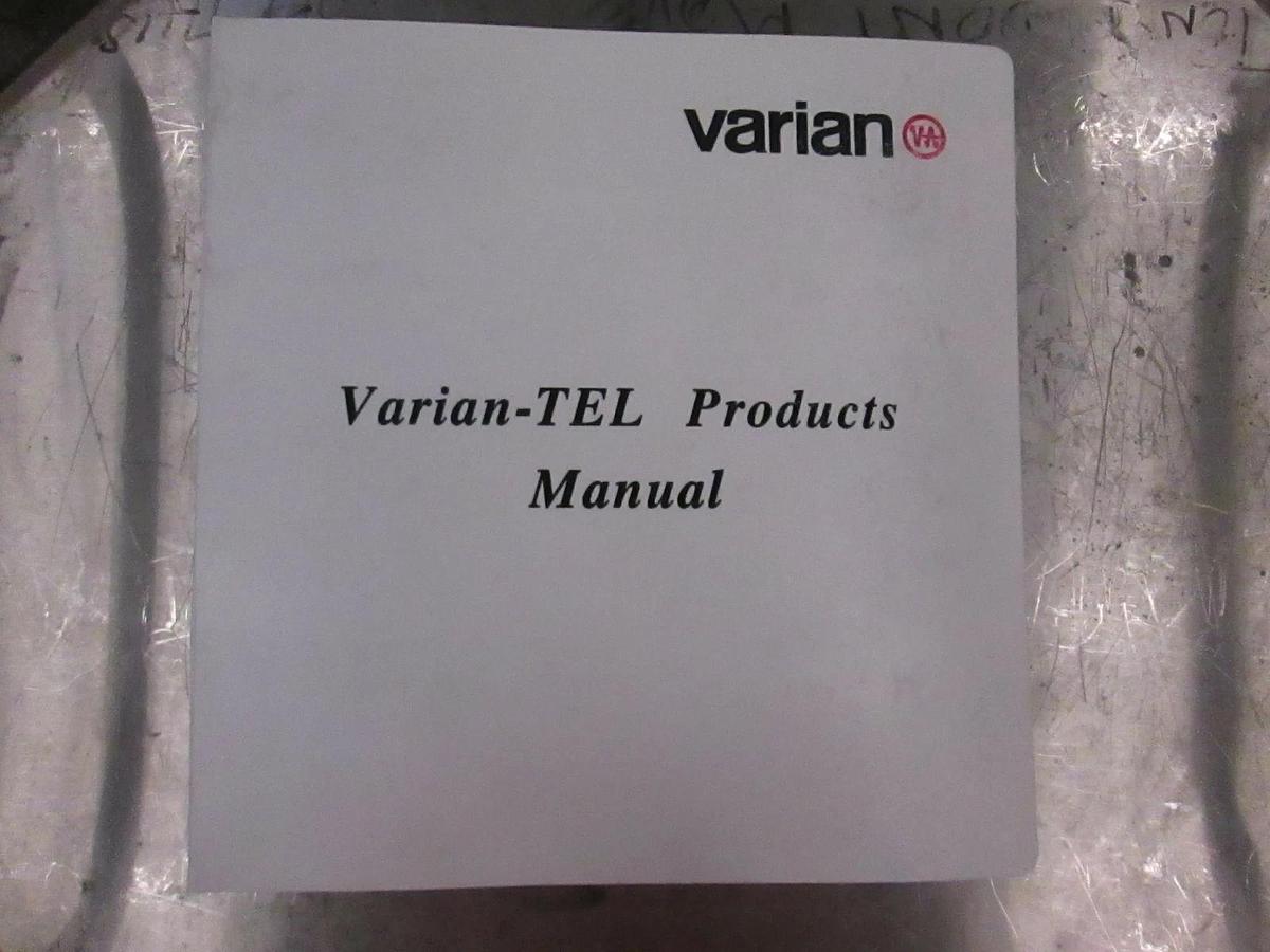 Used Varian-TEL HTO Vertical System Manual, Volume 1 B303120, Used