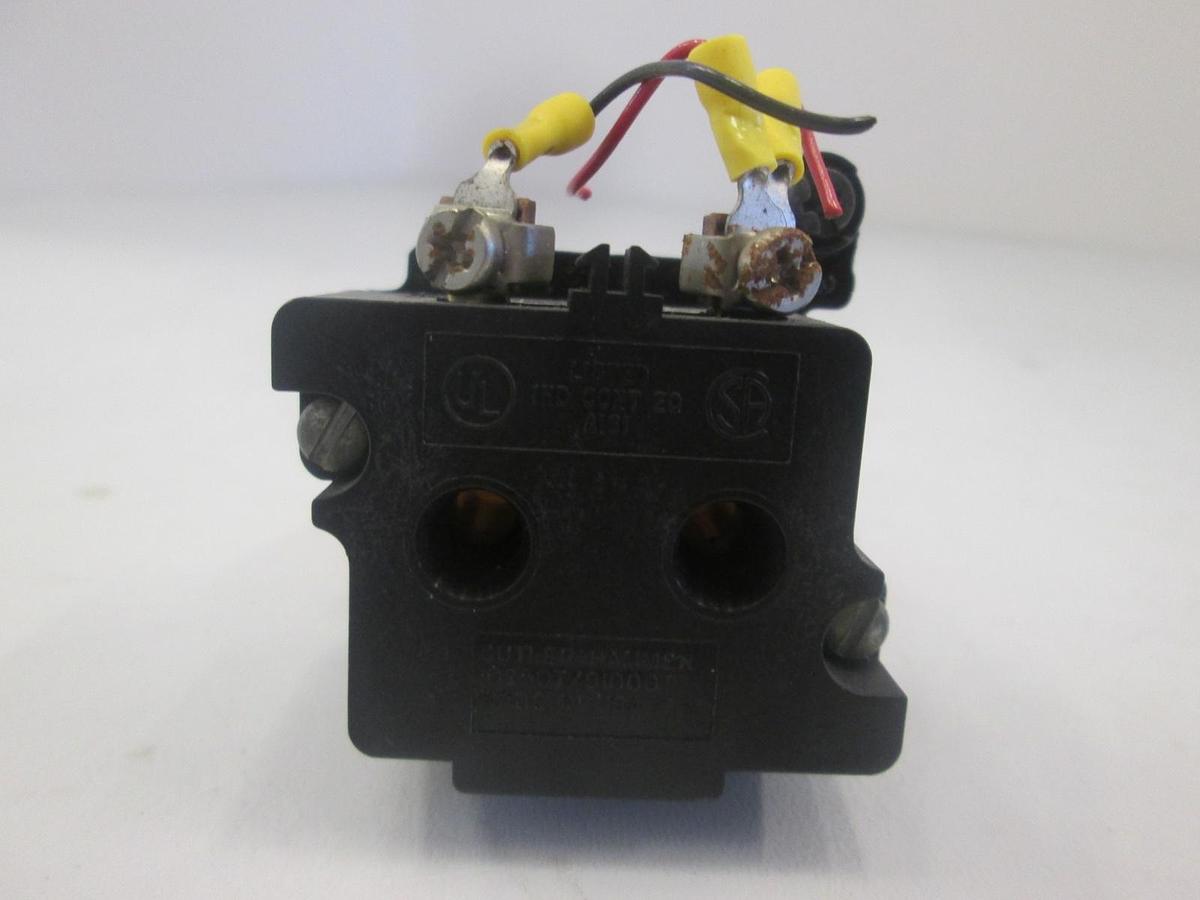 Used Cutler Hammer, 10250T, Orange Button Switch, Used