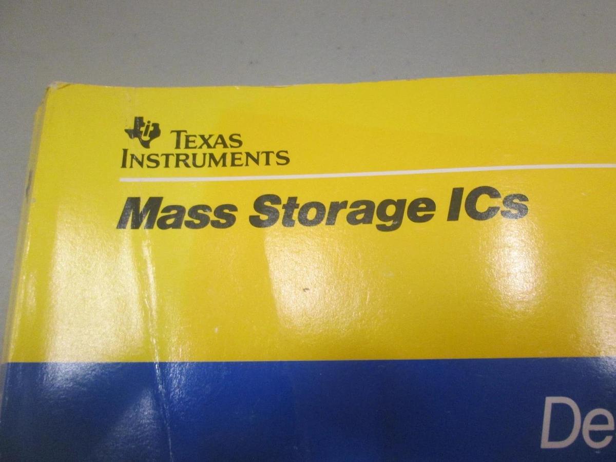 Used Texas Instruments, Mass Storage ICs, Designers Reference Guide, Used