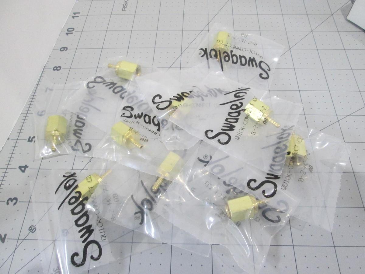 Swagelok, B-2-HC-7-2, Hose Connector, Quick Connect, New, Lot of 10